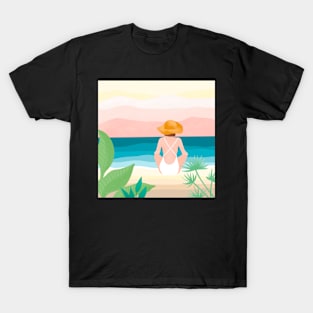 Summer vibes a day at the beach T-Shirt